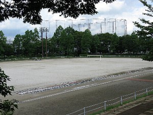 建設地に想定されている陸上競技場