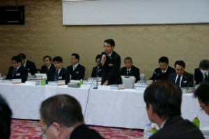 防災関係機関の担当者が出席した県防災会議幹事会議