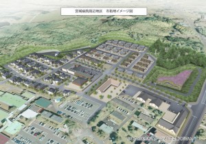 宮城病院周辺地区の市街地イメージ