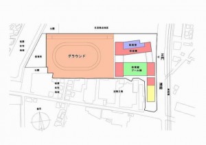 塚田第二小学校の配置イメージ