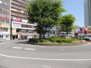 実態調査に着手する稲毛駅東口の駅前広場