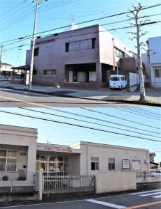 機能を集約化する花見川図書館(上)とこてはし台公民館