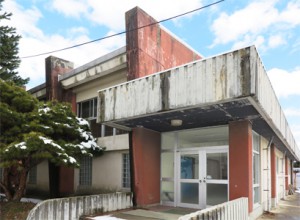 改築する赤井小学校の体育館