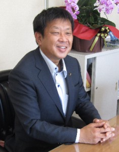 これからの匝瑳市について語る宮内市長