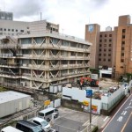 解体工事が始まったJＲ千葉支所跡地