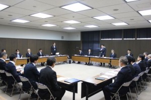 茂原市役所で開かれたプロジェクト・チーム会議