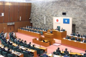 ６月定例県議会で熊谷知事は議案の概要を説明した