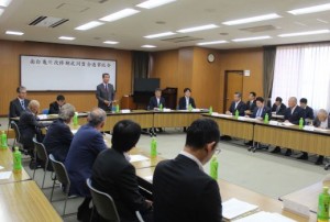 白子町役場で開かれた総会