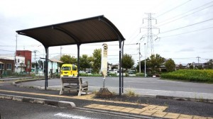 建替候補地の沼南庁舎バス乗継場