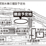 汚泥脱水棟建替え 菅野終末処理場で（市川市）