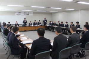 茂原市役所で開かれたプロジェクト・チーム会議